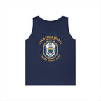 Unisex Heavy Cotton Tank Top - Navy - USS Daniel Inouye (DDG-118)