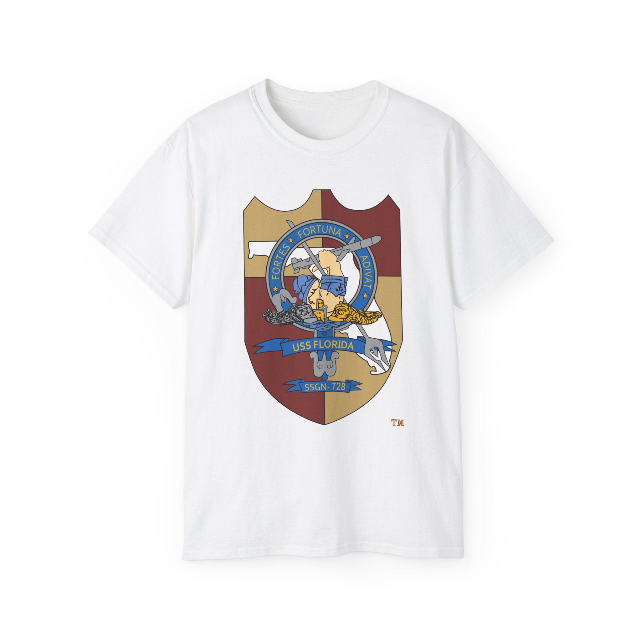 Unisex Ultra Cotton T-Shirt - Navy - USS Florida (SSGN-728) wo txt