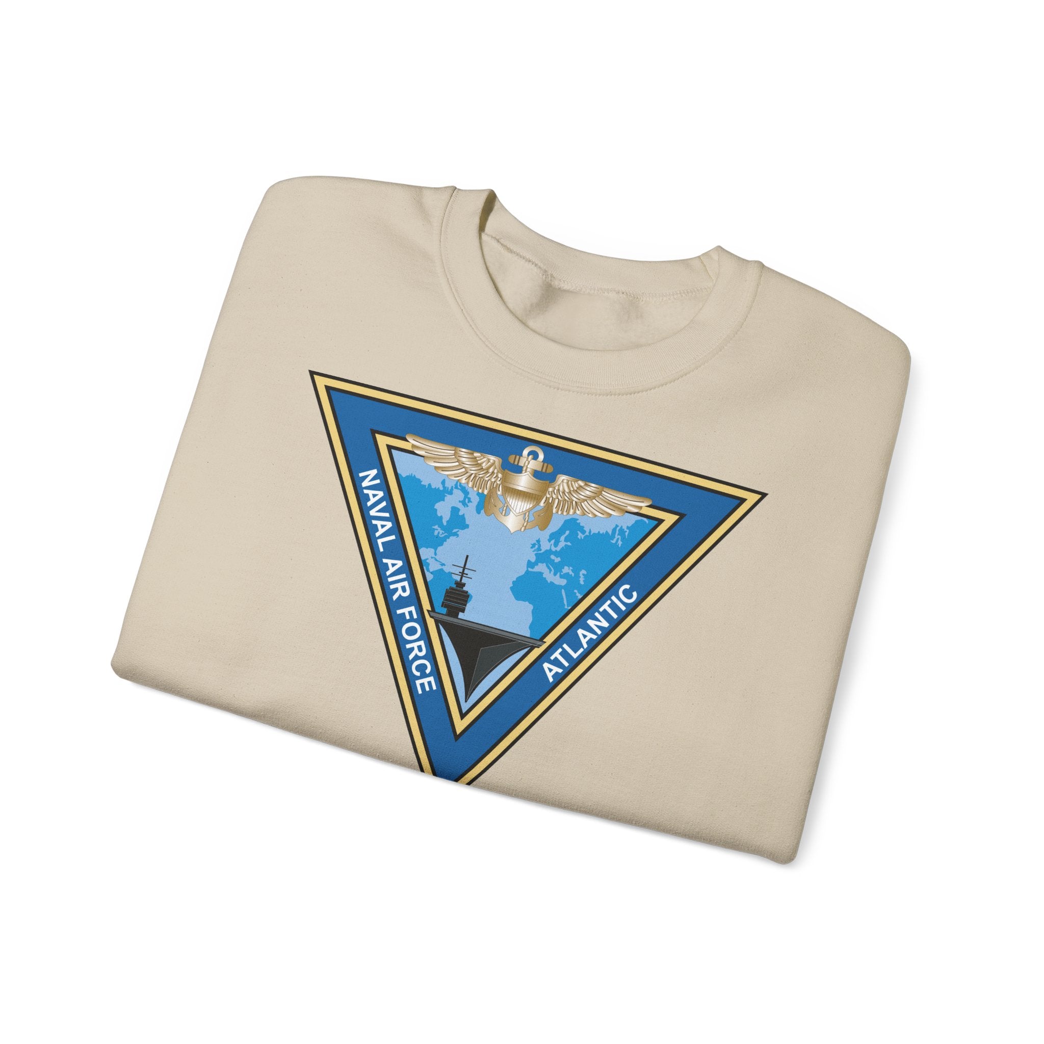 Unisex Heavy Blend™ Crewneck Sweatshirt - Navy - Commander, Naval Air Force Atlantic - COMNAVAIRLANT wo Txt