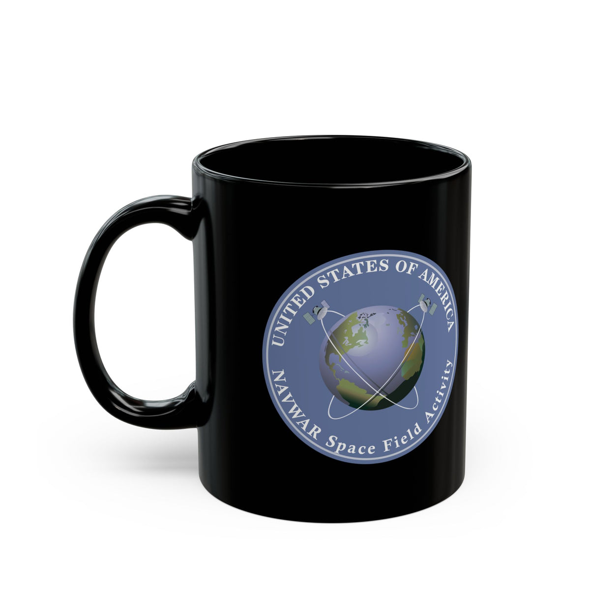 Black Mug (11oz, 15oz) - NAVWAR Space Field Activity wo Txt X 300