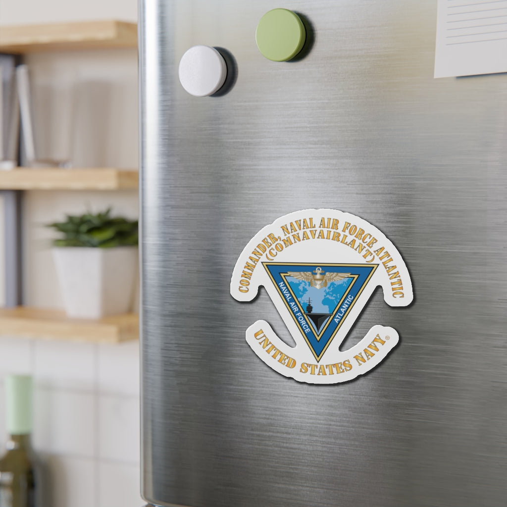 Die-Cut Magnet - Navy - Commander, Naval Air Force Atlantic - COMNAVAIRLANT