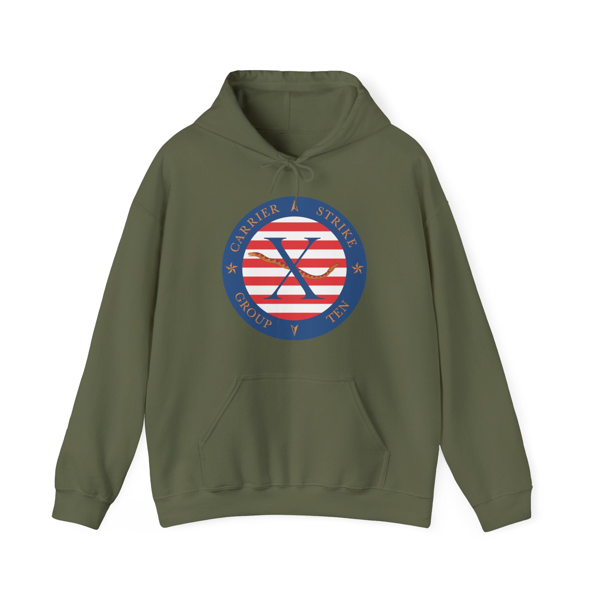 Unisex Heavy Blend™ Hoodies - Navy - Carrier Strike Group 10 (CSG-10) wo Txt