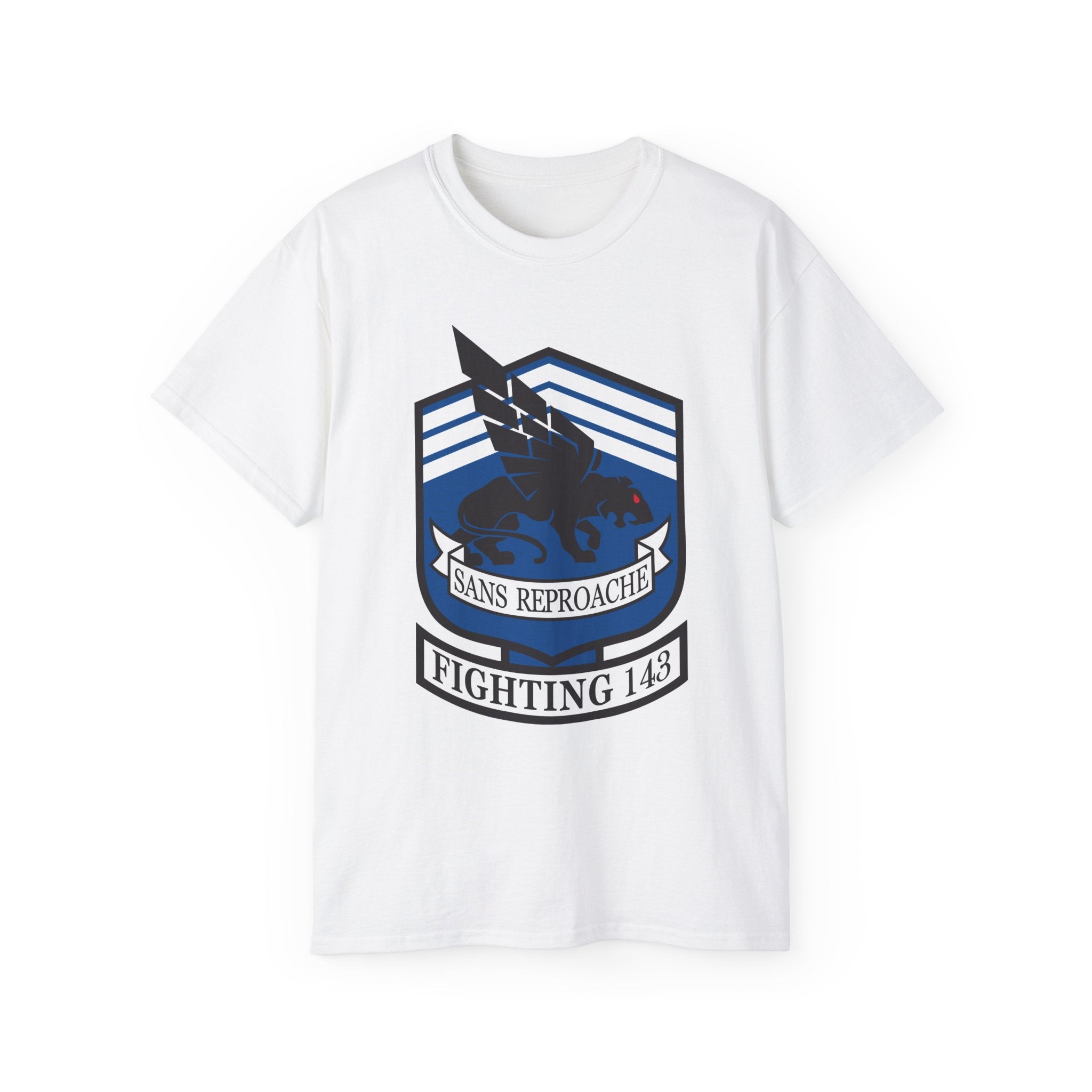Unisex Ultra Cotton T-Shirt - Navy - Strike Fighter Squadron 143 (VFA-143) wo txt