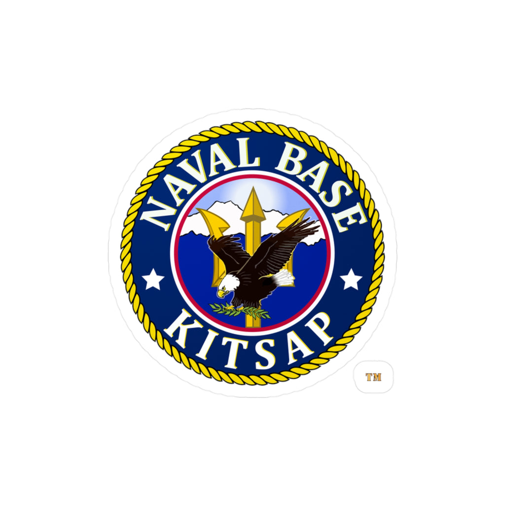 Kiss-Cut Vinyl Decal - Navy - Naval Base Kitsap wo txt