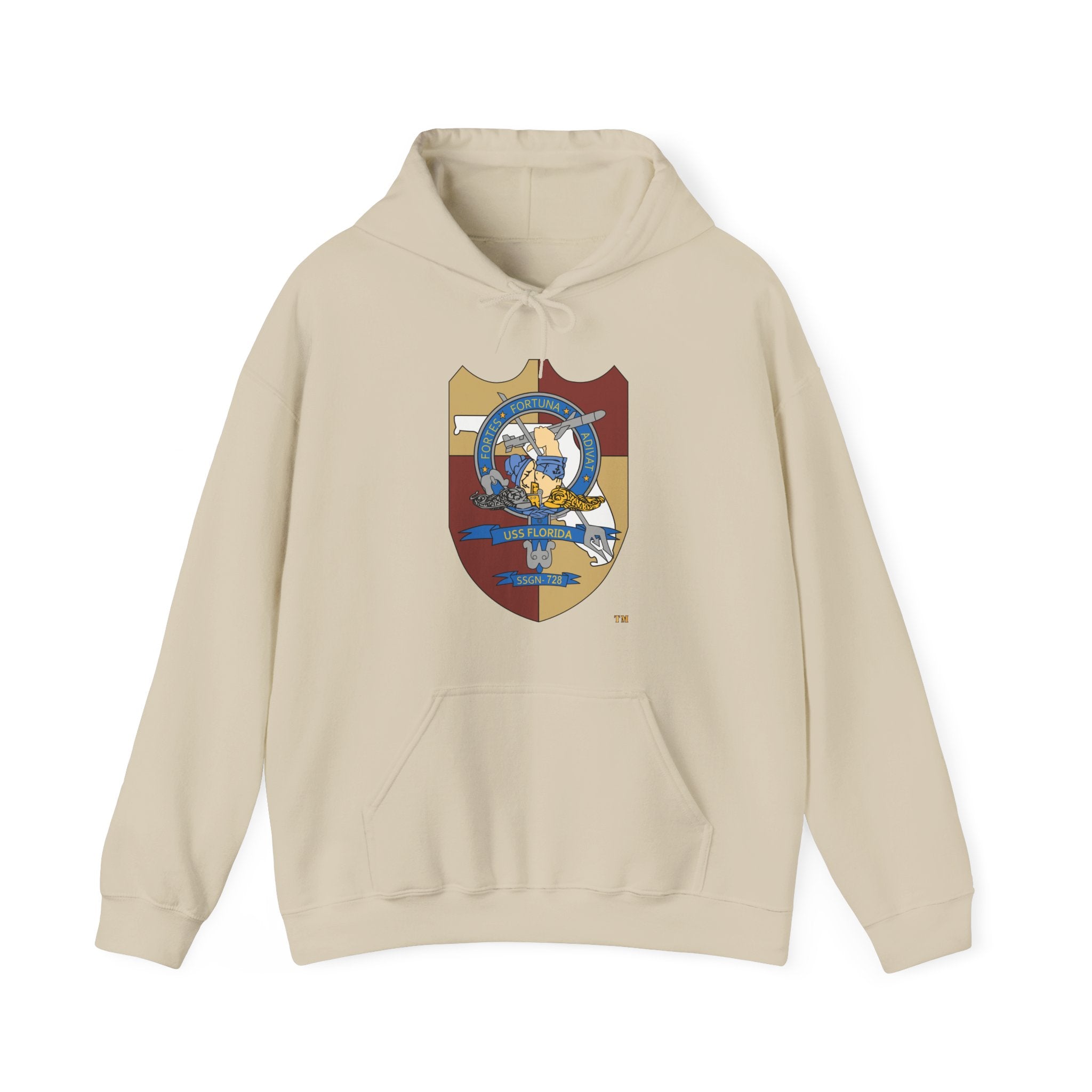 Unisex Heavy Blend™ Hoodies - Navy - USS Florida (SSGN-728) wo txt