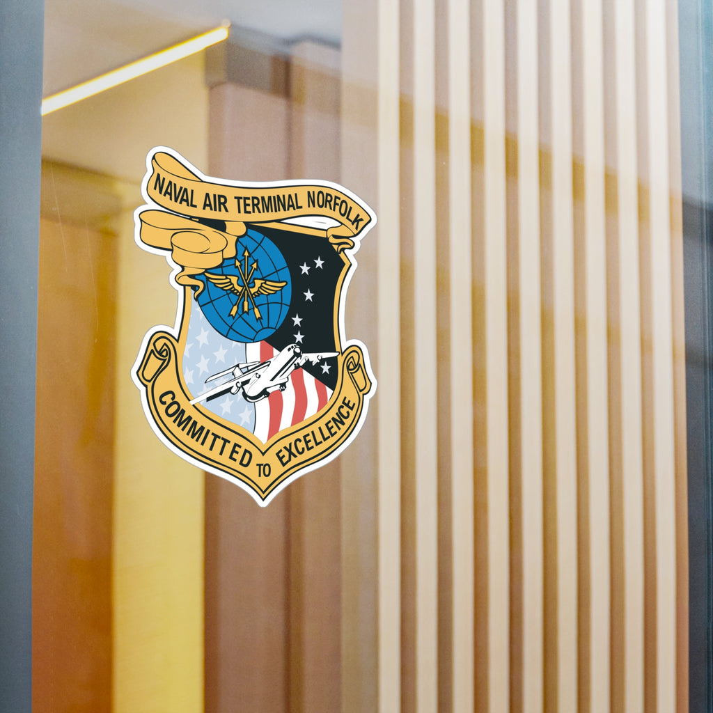 Kiss-Cut Vinyl Decal - Navy - Naval Air Terminal Norfolk wo Txt