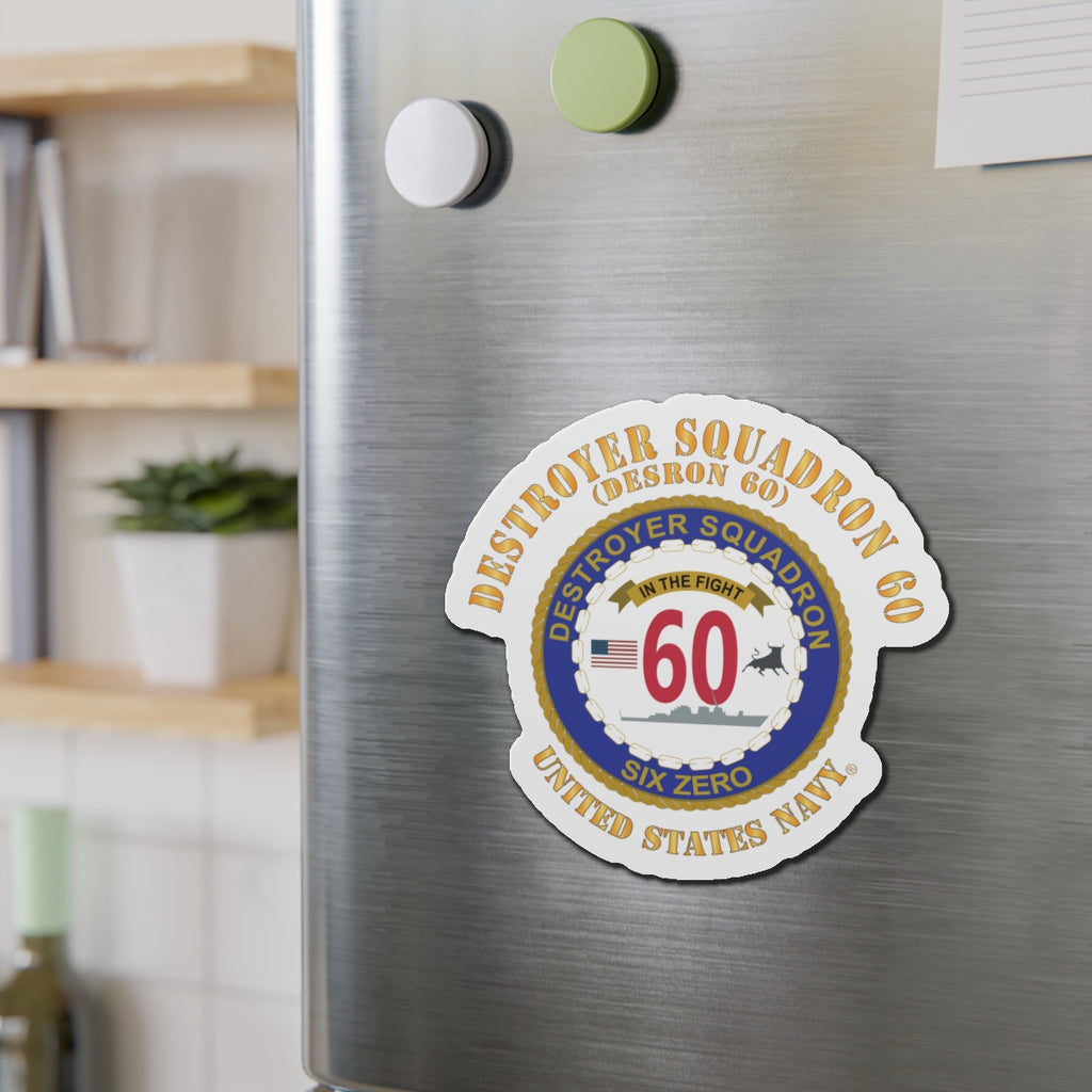 Die-Cut Magnet - Navy - Destroyer Squadron 60
