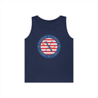 Unisex Heavy Cotton Tank Top - Navy - Carrier Strike Group 10 (CSG-10) wo Txt