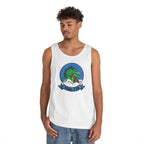 Unisex Heavy Cotton Tank Top - Navy - Electronic Attack Squadron 130 (VAQ-130) wo txt