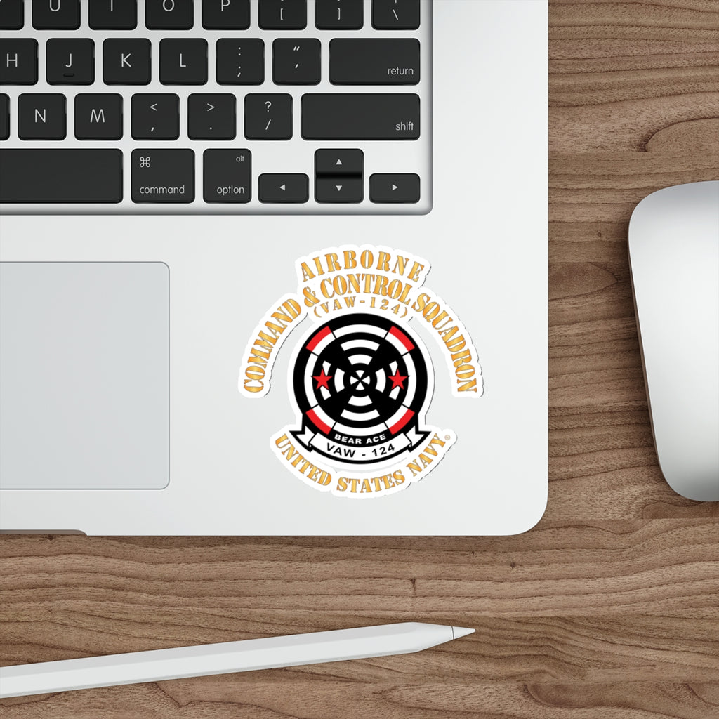 Die-Cut Vinyl Sticker - Navy - Airborne Command & Control Squadron 124 (VAW-124)