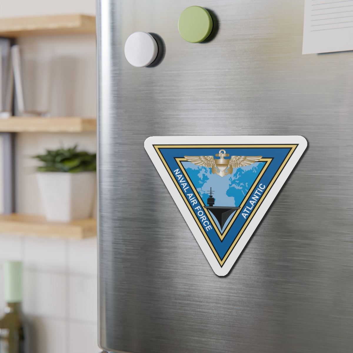Die-Cut Magnet - Navy - Commander, Naval Air Force Atlantic - COMNAVAIRLANT wo Txt