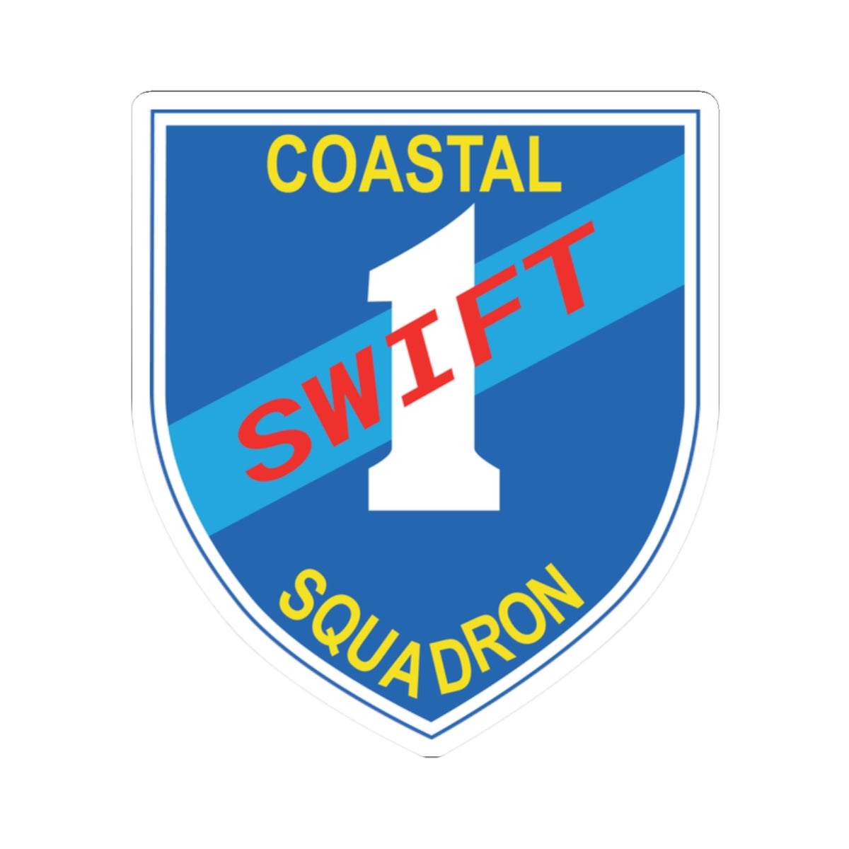Kiss-Cut Stickers - Coastal Squadron One (Blue) - SSI wo Txt X 300