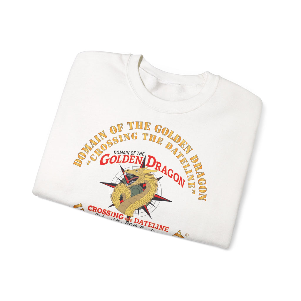Unisex Heavy Blend™ Crewneck Sweatshirt - Navy - Domain of the Golden Dragon