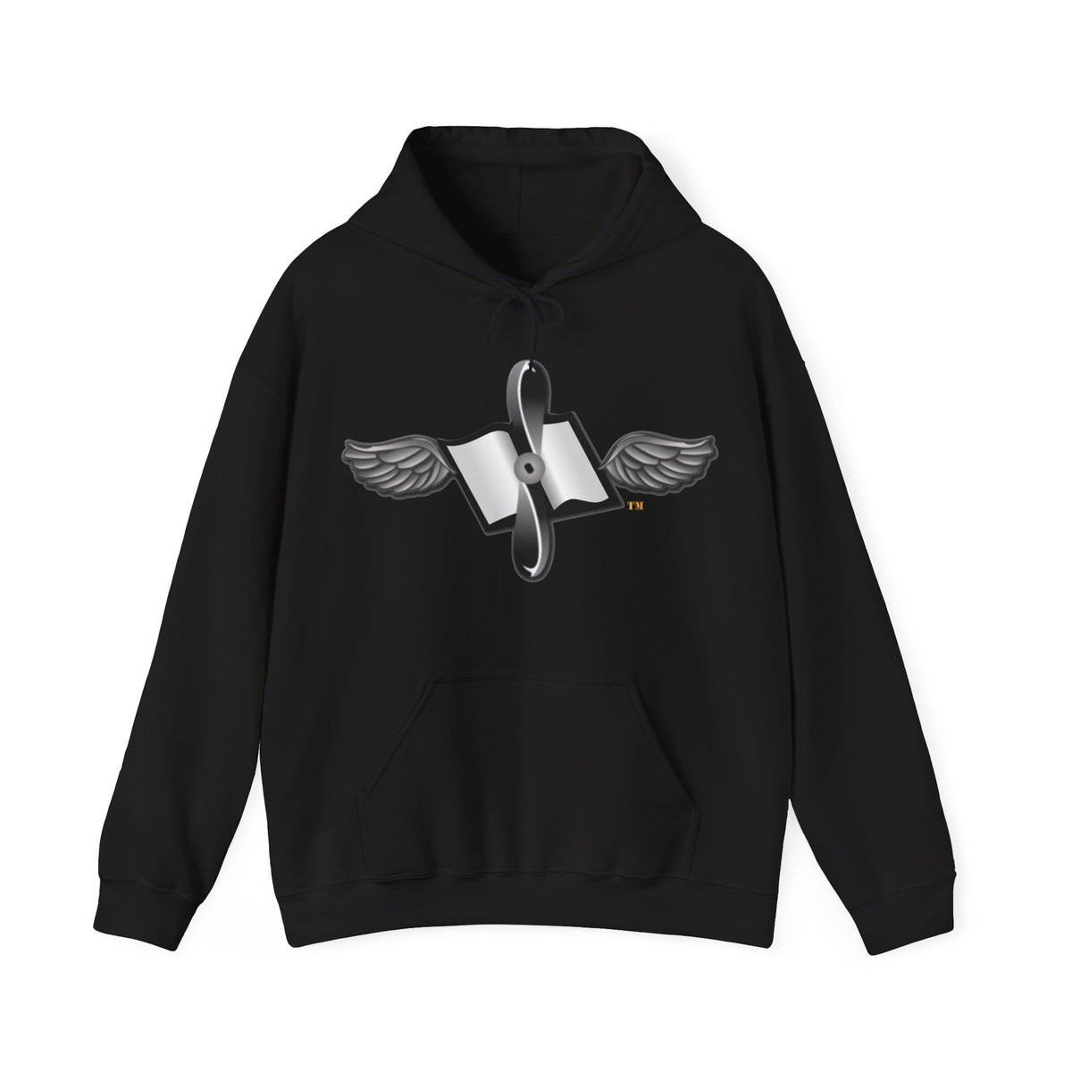 Unisex Heavy Blend™ Hoodies - Navy - Rate - Aviation Maintenance Administrationman (AZ) wo txt