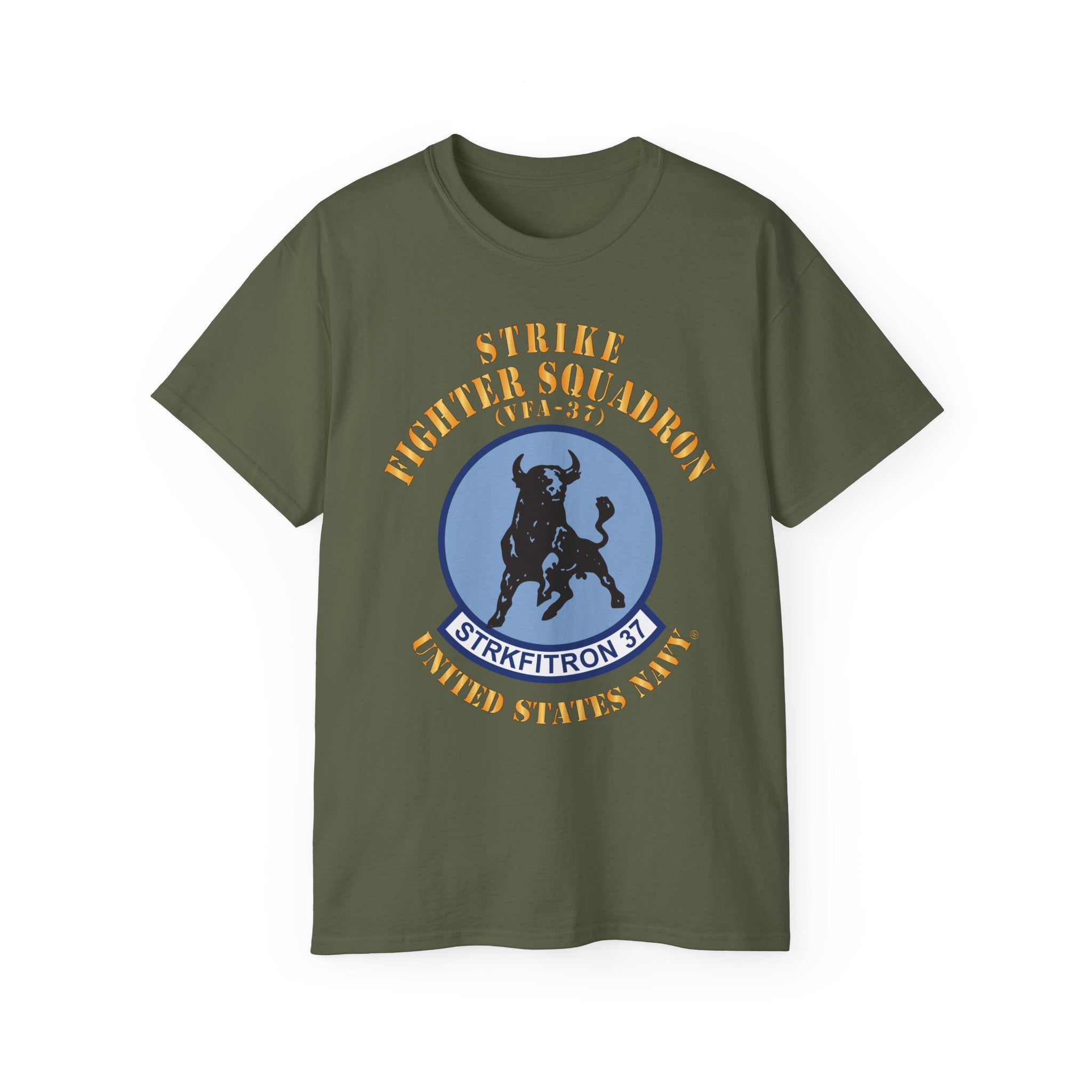 Unisex Ultra Cotton T-Shirt - Navy - Strike Fighter Squadron 37 (VFA-37)