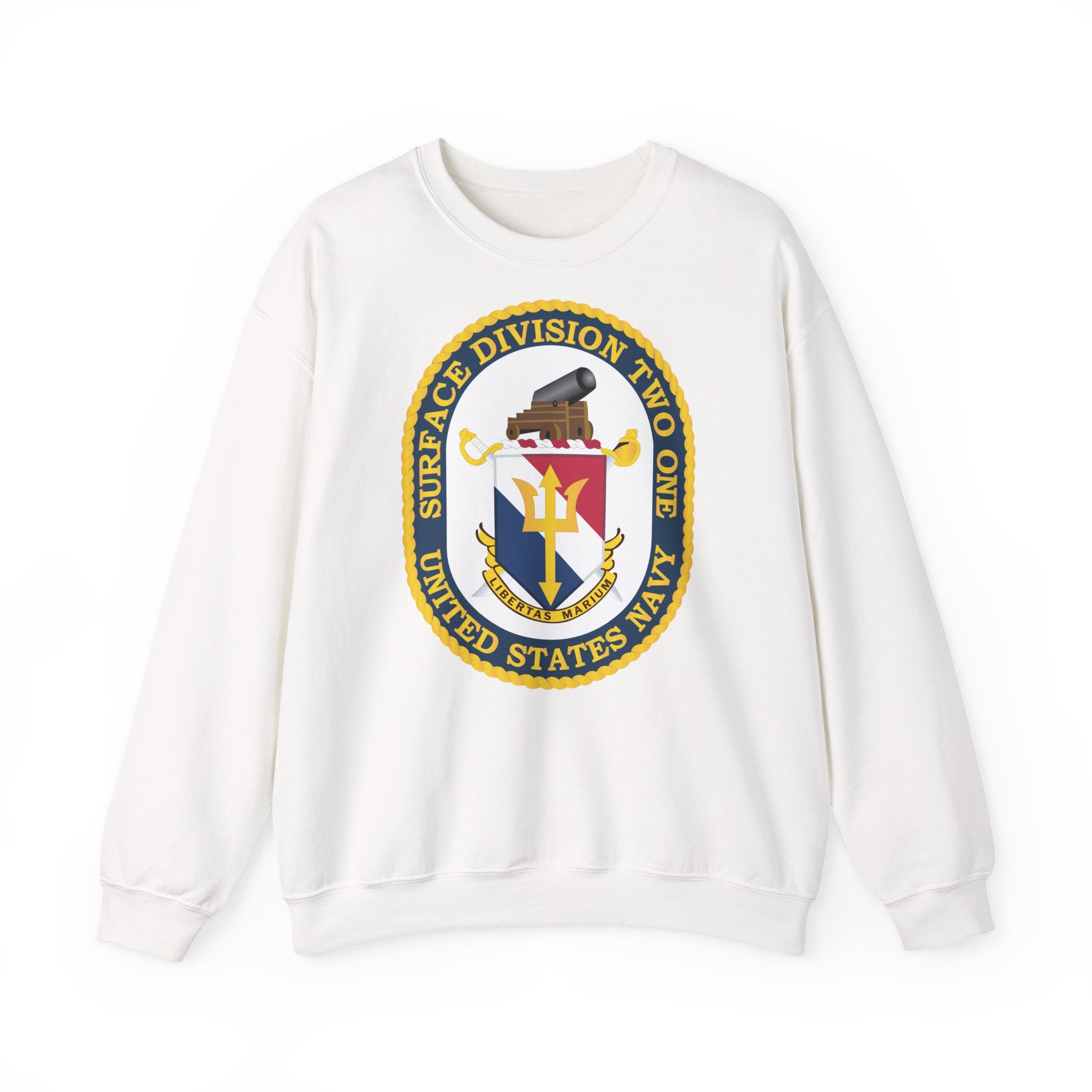 Unisex Heavy Blend™ Crewneck Sweatshirt - Navy - Surface Division 21 wo txt