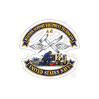 Die-Cut Vinyl Sticker - Navy - Rate - Aviation Support Equipment Technician (AS) with Scene - 3D - Enhanced