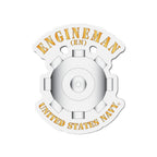 Die-Cut Magnet - Navy - Rate - Engineman (EN)