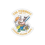 Die-Cut Vinyl Sticker - Navy - USS Piedmont (AD-17)