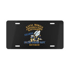 Vanity License Plate - Navy - Seabee - Retired