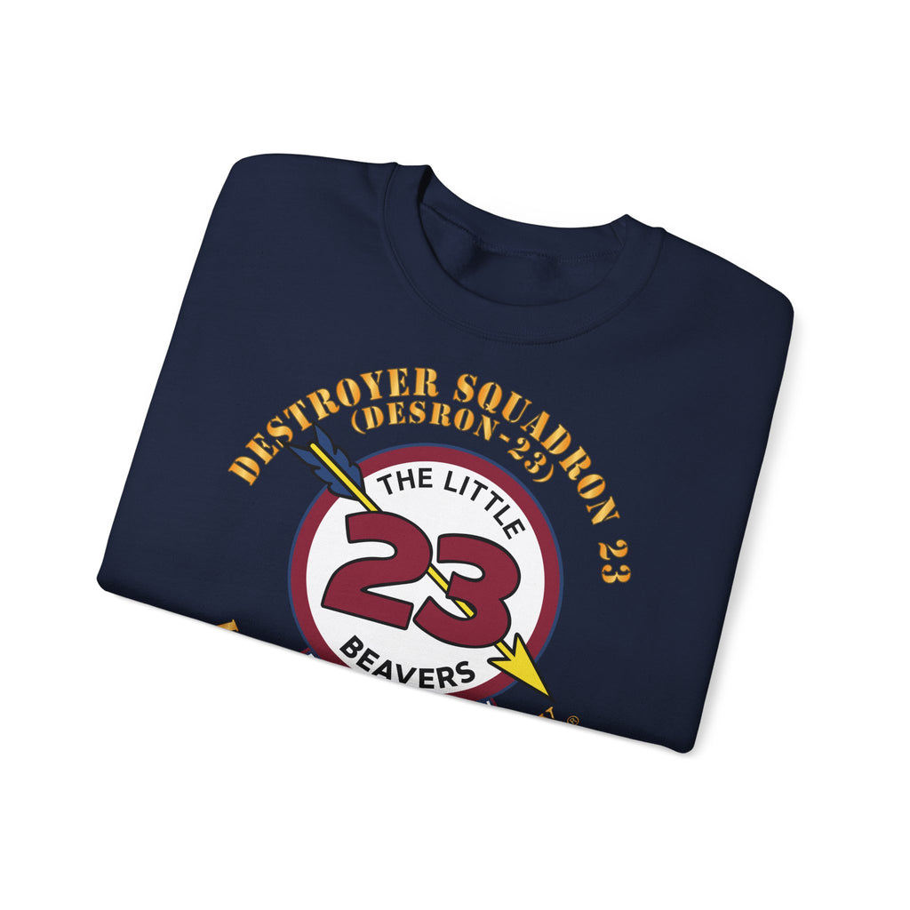 Unisex Heavy Blend™ Crewneck Sweatshirt - Navy - Destroyer Squadron 23 (DESRON-23)