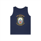 Unisex Heavy Cotton Tank Top - Navy - USS Savannah (LCS-28)