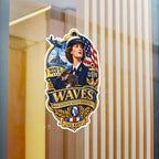 Kiss-Cut Vinyl Decal - WAVES - Women Accepted for Volunteer Emergency Service WWII - 3D - Enhanced