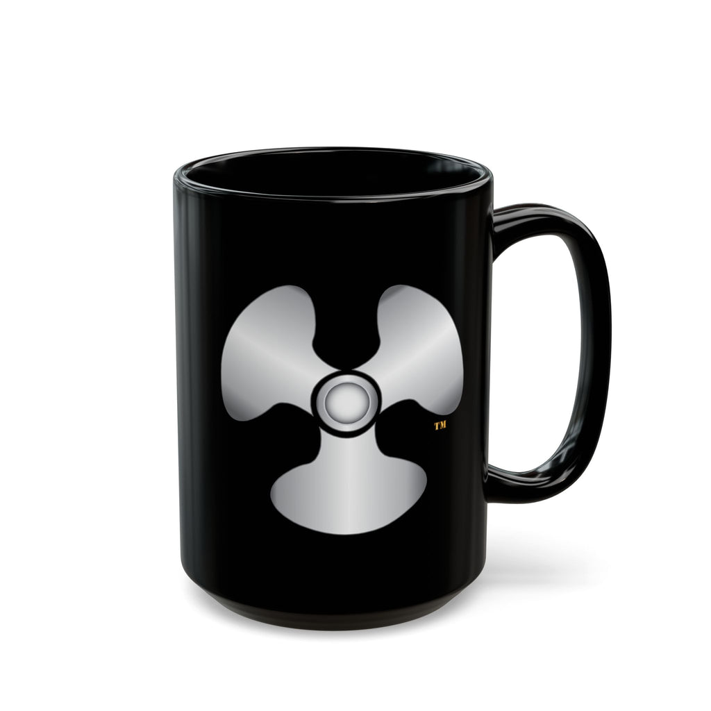 Black Mug (11oz, 15oz) - Navy - Rate - Machinists Mate (MM) wo txt