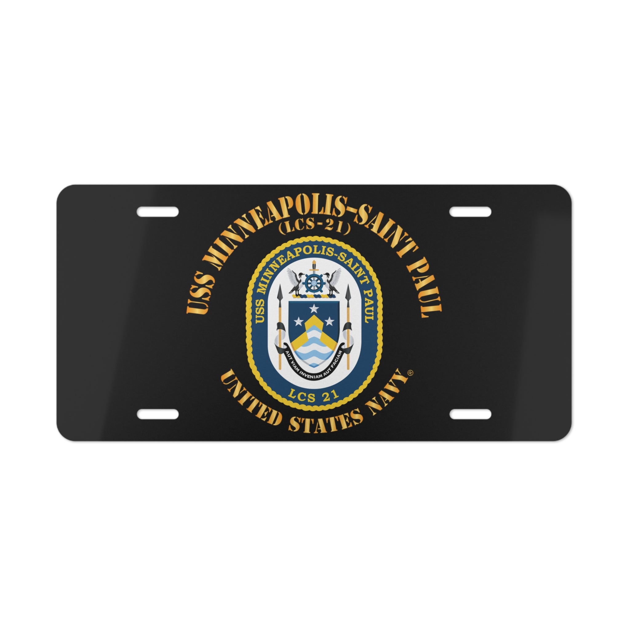 Vanity License Plate - Navy - USS Minneapolis–Saint Paul (LCS-21)