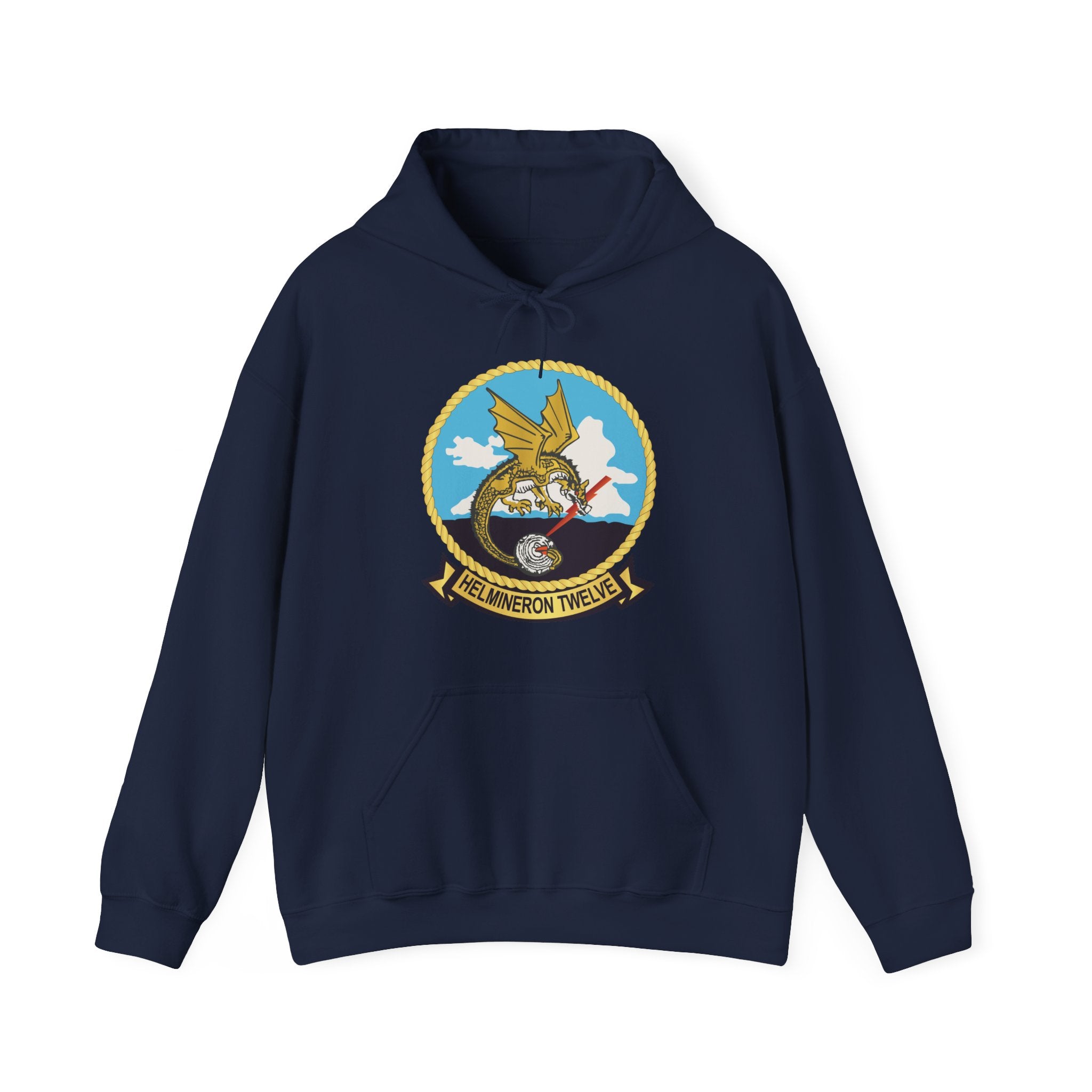 Unisex Heavy Blend™ Hoodies - Navy - Helmineron Twelve (HM-12) wo Txt