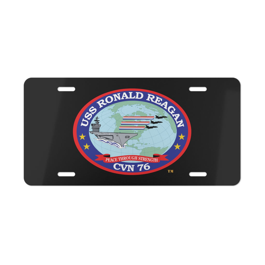 Vanity License Plate - Navy - USS Ronald Reagan (CVN-76) wo txt X 300