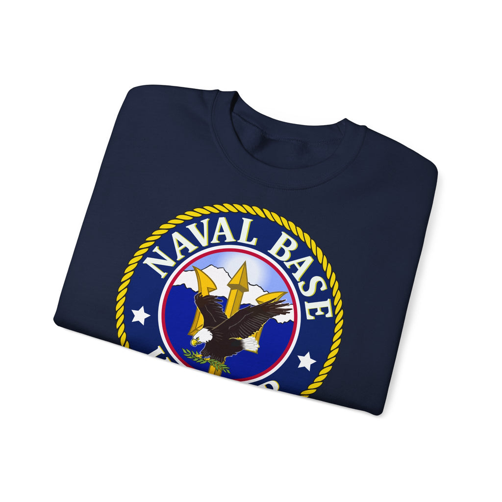 Unisex Heavy Blend™ Crewneck Sweatshirt - Navy - Naval Base Kitsap wo txt