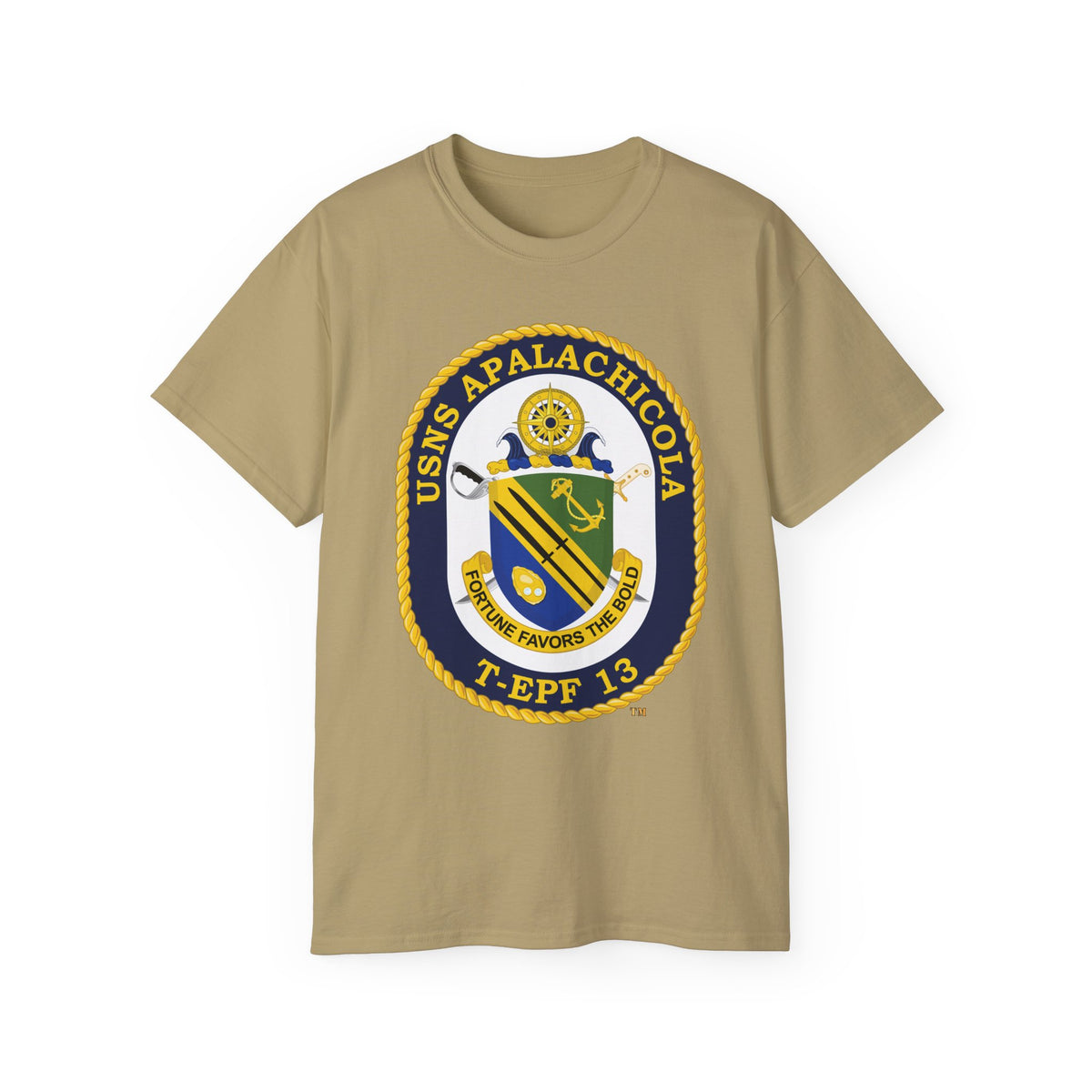Unisex Ultra Cotton T-Shirt - Navy - USNS Apalachicola (T-EPF 13) wo txt