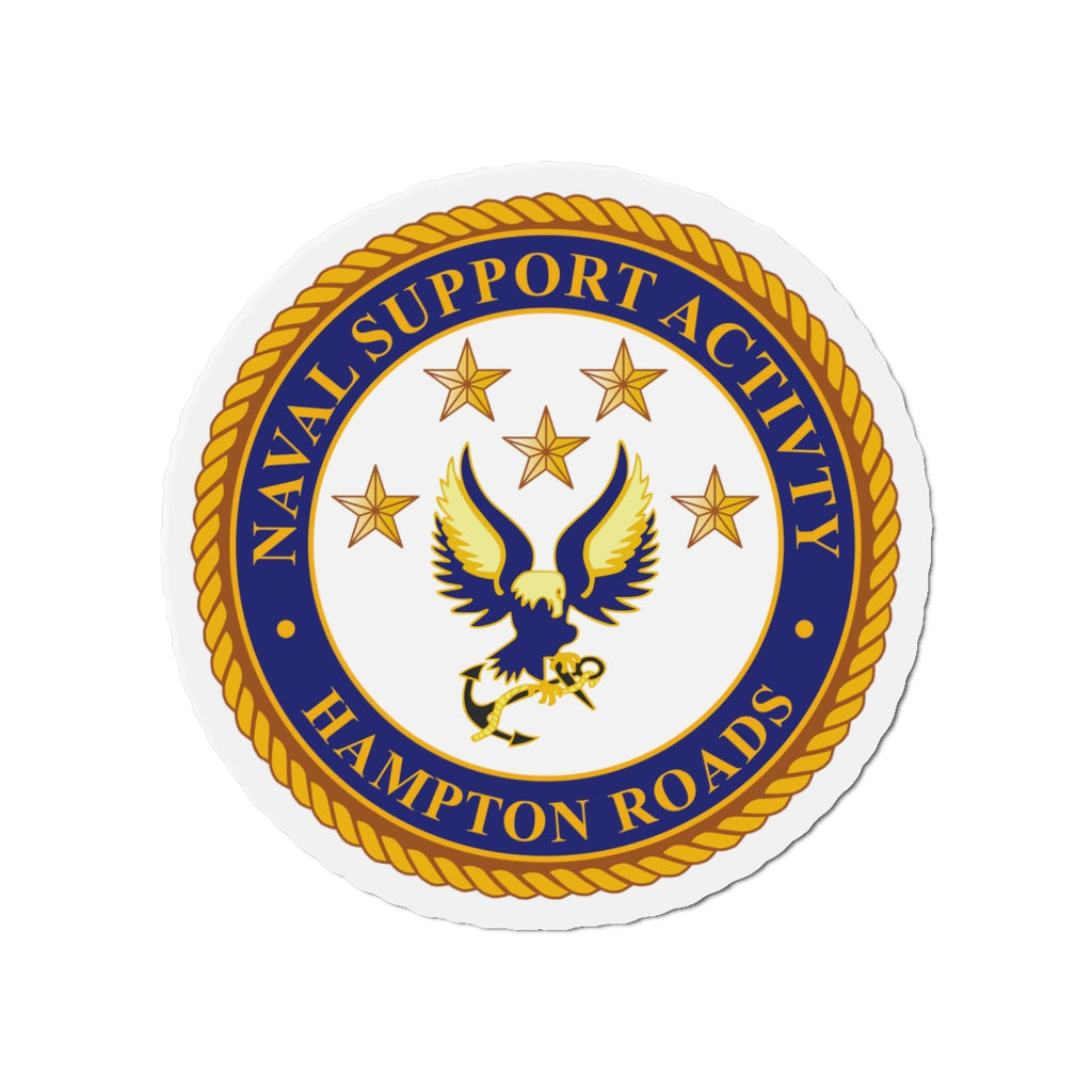 Die-Cut Magnet - Navy - Naval Support Activity - Hampton Roads
