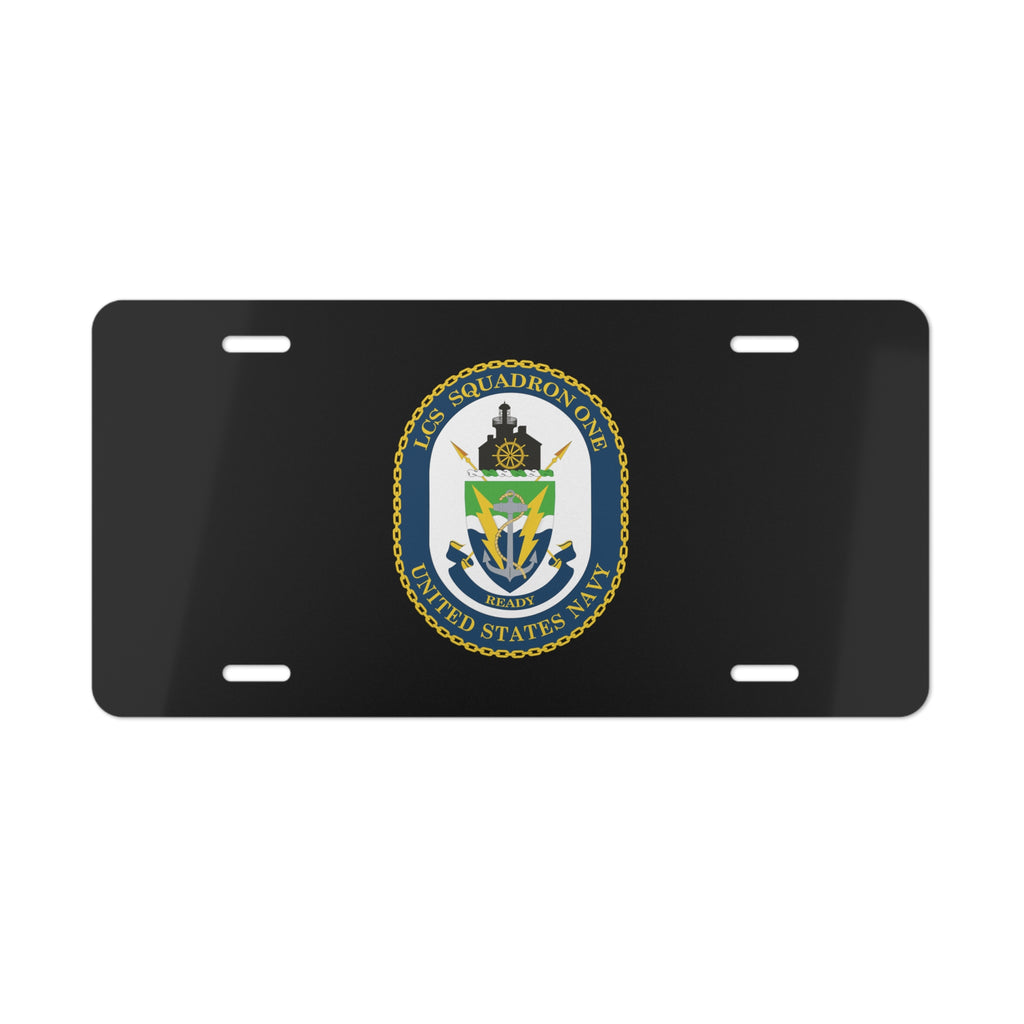 Vanity License Plate - Navy - LCS Squadron One (LCSRON 1) wo txt