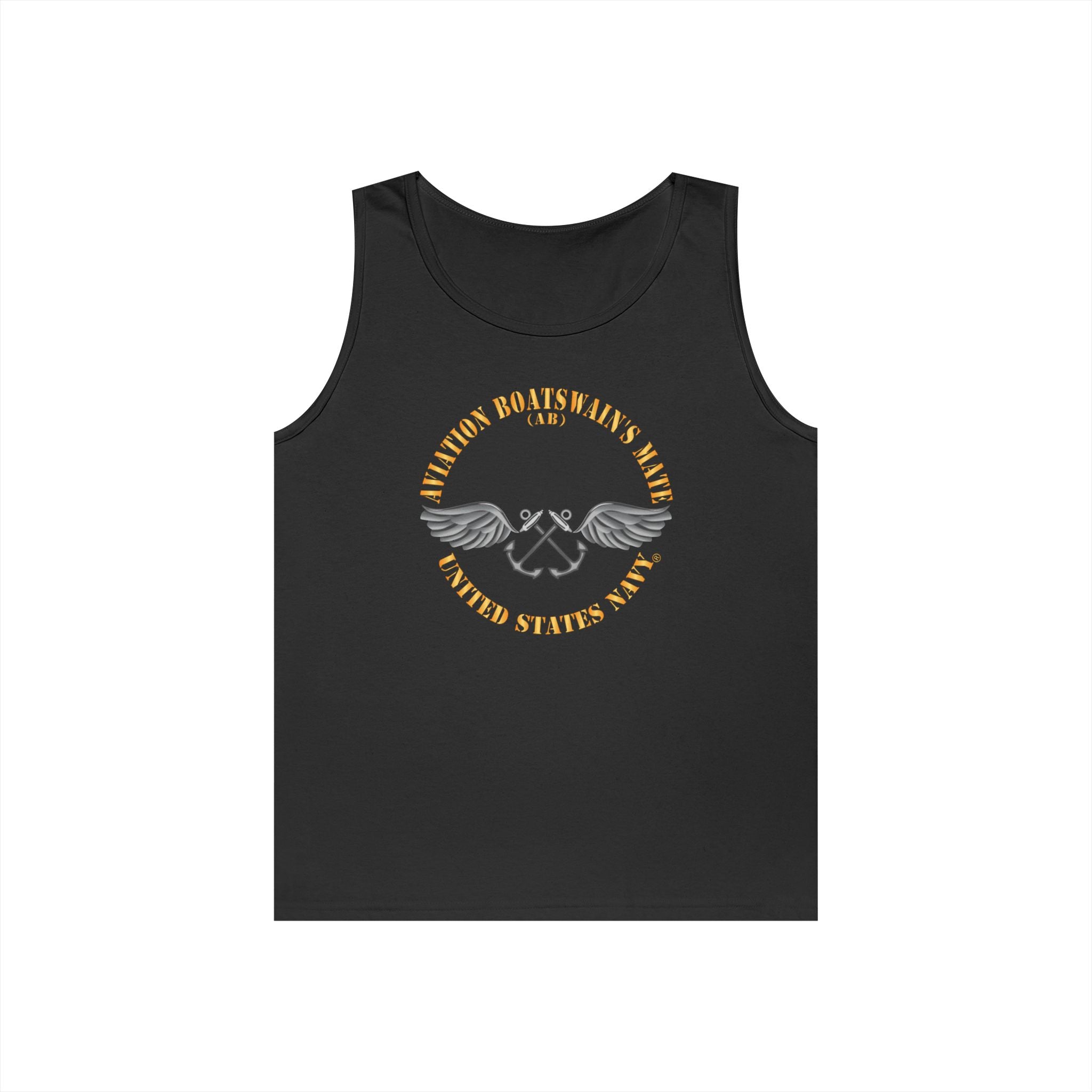 Unisex Heavy Cotton Tank Top - Navy - Rate - Aviation Boatswain's Mate (AB) X 300