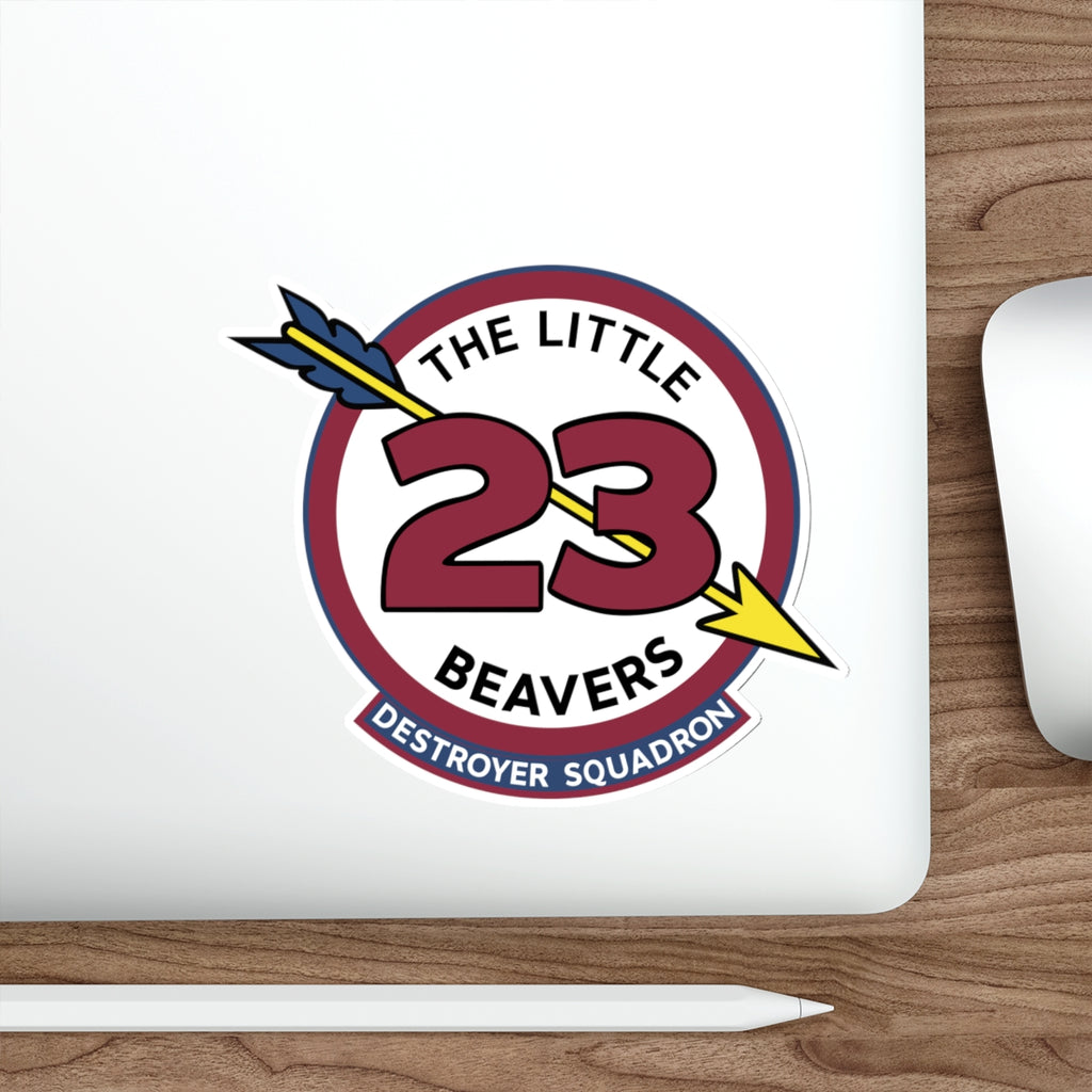 Die-Cut Vinyl Sticker - Navy - Destroyer Squadron 23 (DESRON-23) wo Txt