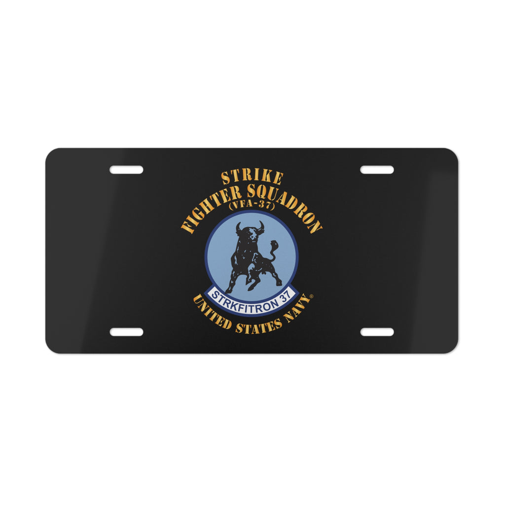 Vanity License Plate - Navy - Strike Fighter Squadron 37 (VFA-37)