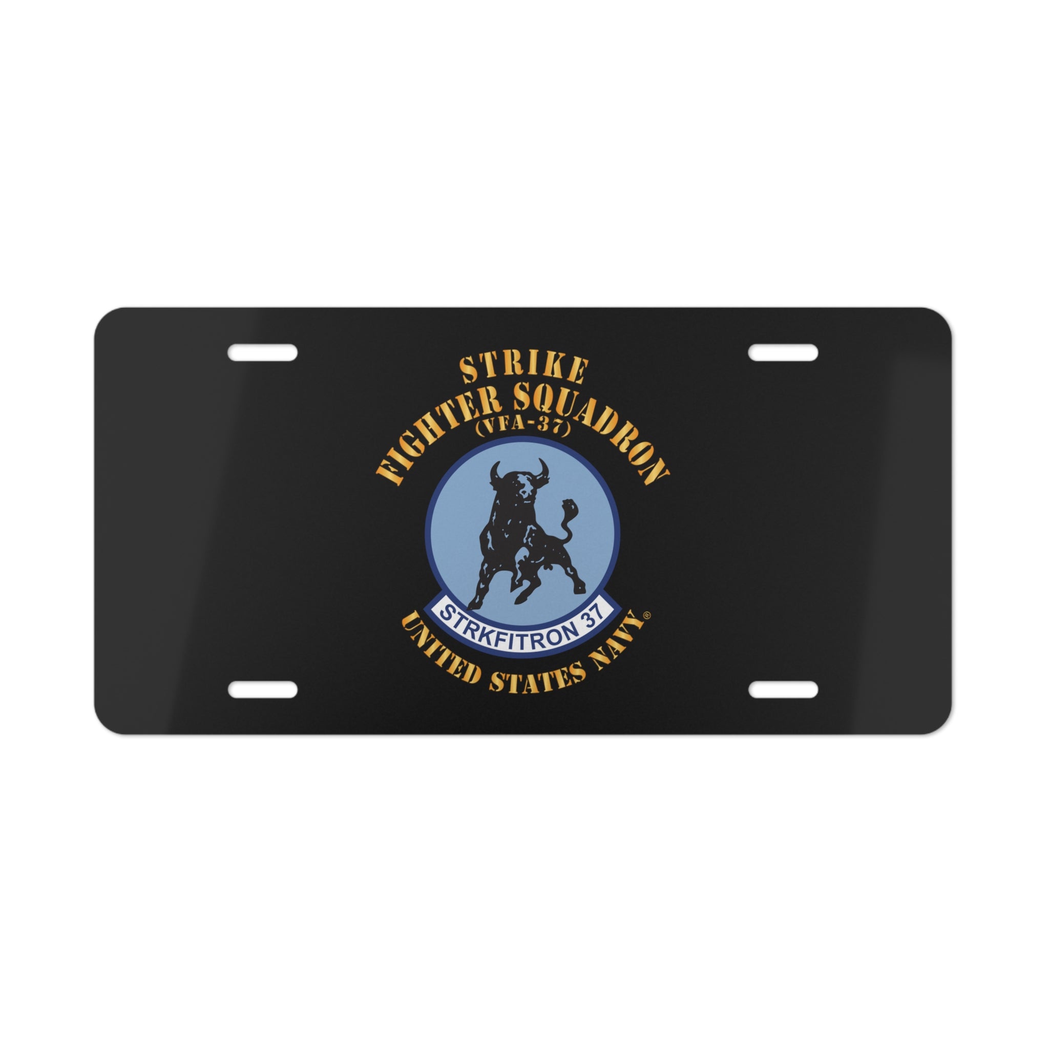Vanity License Plate - Navy - Strike Fighter Squadron 37 (VFA-37)