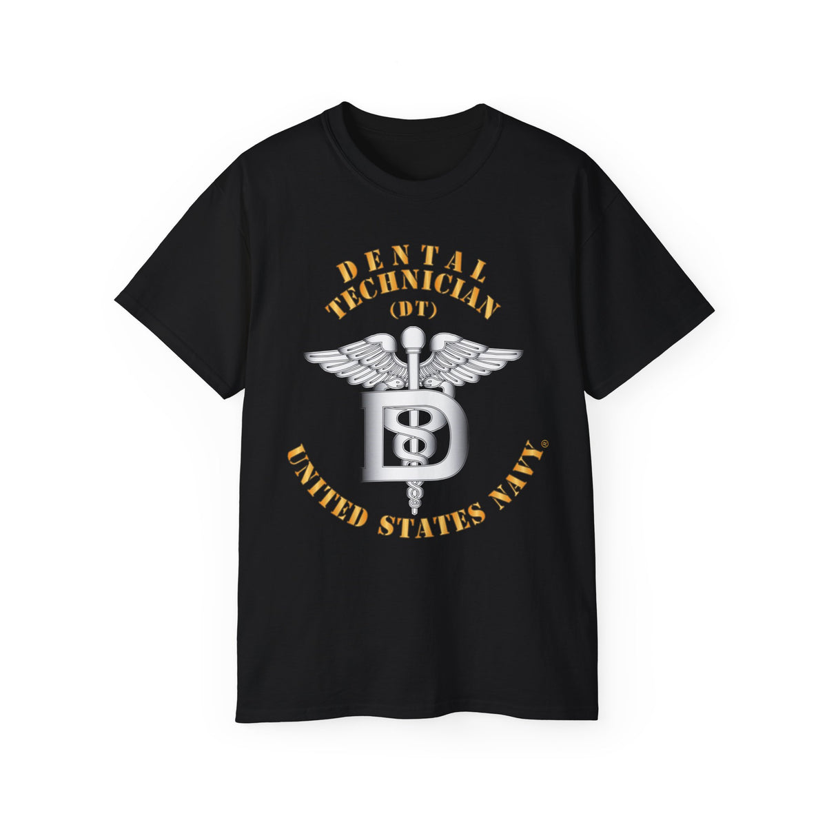 Unisex Ultra Cotton T-Shirt - Navy - Rate - Dental Technician (DT)