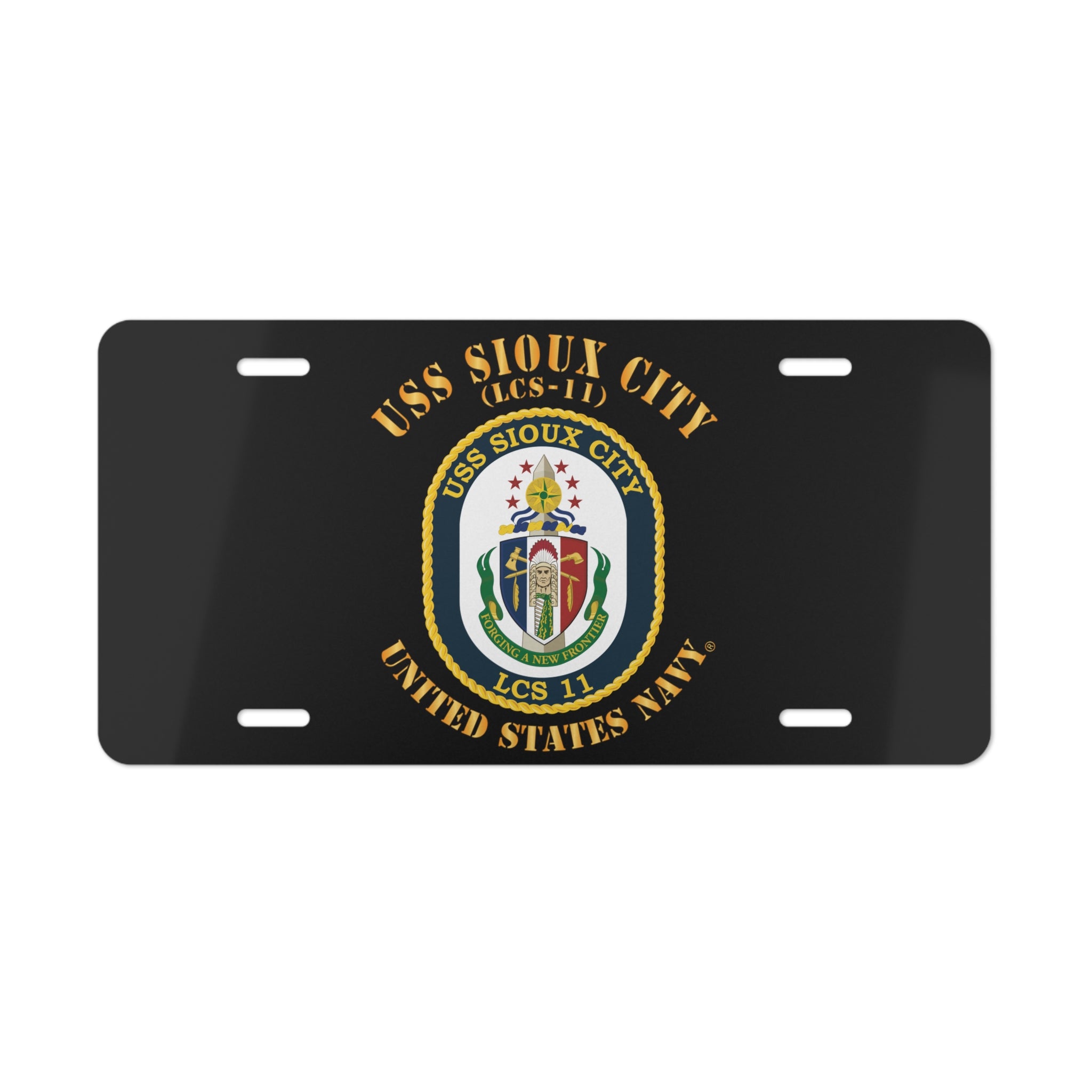Vanity License Plate - Navy - USS Sioux City (LCS-11)
