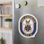 Die-Cut Magnet - Navy - USS America (LHA-6) wo txt