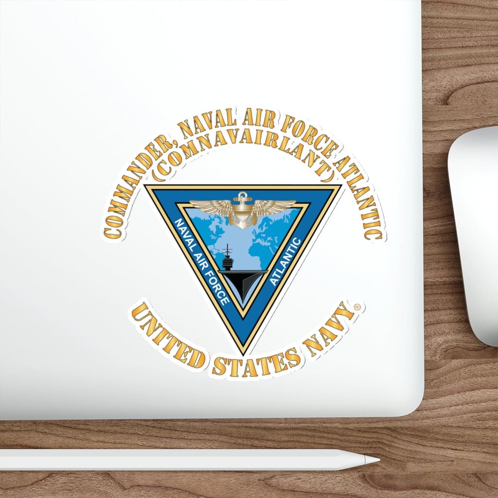 Die-Cut Vinyl Sticker - Navy - Commander, Naval Air Force Atlantic - COMNAVAIRLANT