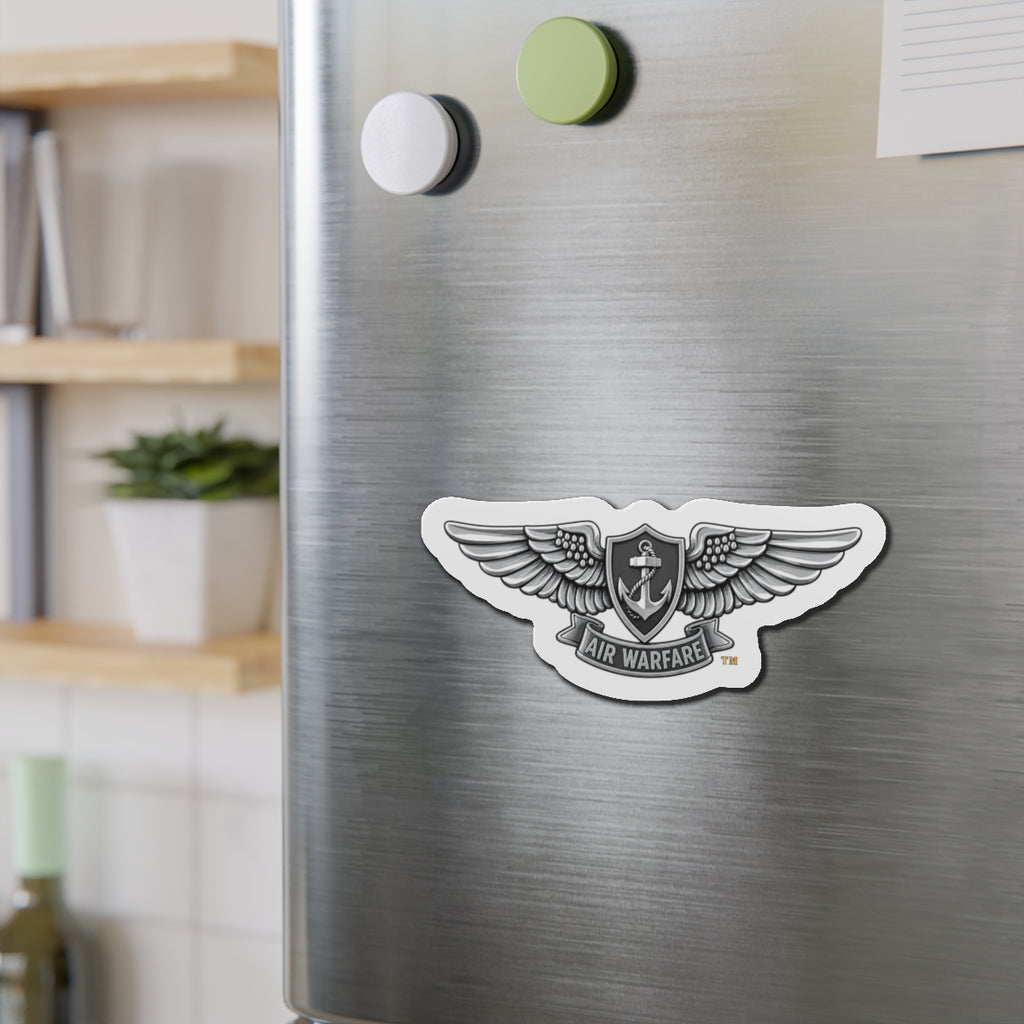 Die-Cut Magnet - Navy - Badge - Enlisted Aviation Warfare Specialist wo txt