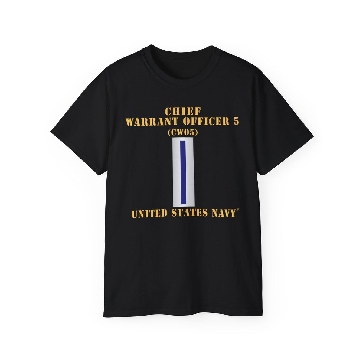 Unisex Ultra Cotton T-Shirt - Navy - Chief Warrant Officer 5 - CW05