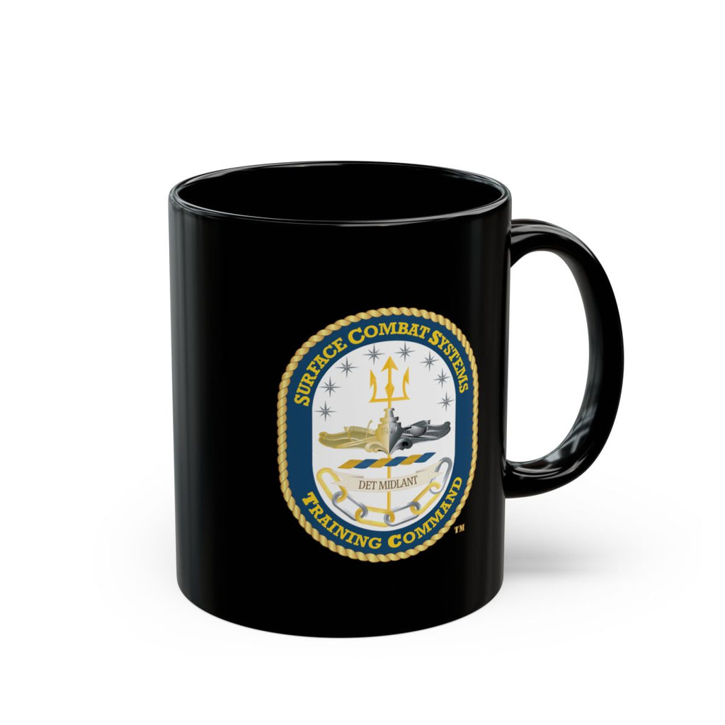 Black Mug (11oz, 15oz) - Navy - Surface Combat Systems Training Command - DET MIDLANT wo Txt X 300