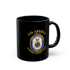 Black Mug (11oz, 15oz) - Navy - Navy - USS America (LHA-6)
