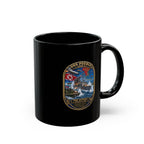 Black Mug (11oz, 15oz) - USS Pueblo Attack-Defense Commemorative Patch