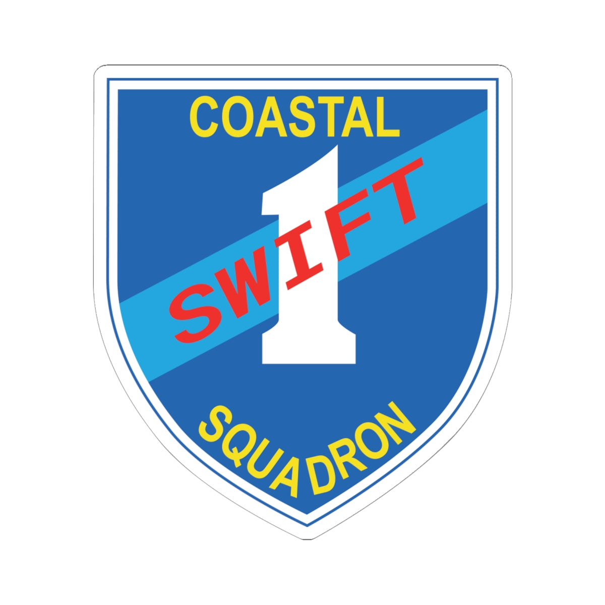 Kiss-Cut Stickers - Coastal Squadron One (Blue) - SSI wo Txt X 300
