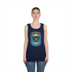 Unisex Heavy Cotton Tank Top - Navy - Destroyer Squadron 28 (DESRON-28) wo Txt